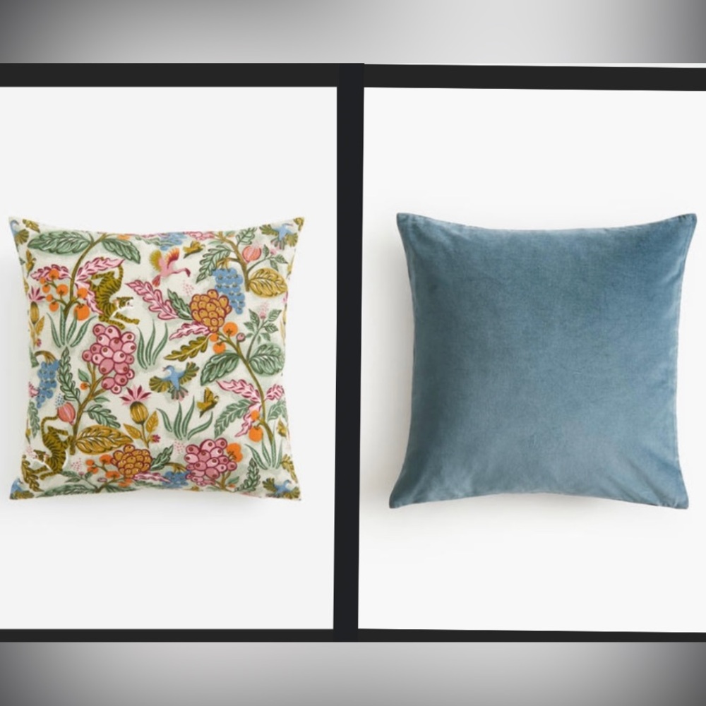NWT H&M Throw Pillow Covers 20 x 20